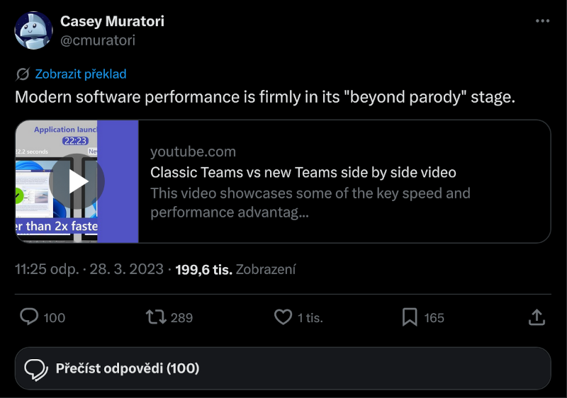 Casey Muratori Mocks Modern Software Performance